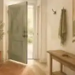 Narsist terk edilince ne yapar sorusunu simgeleyen, aralık kapılı sessiz bir hol, konsolda bırakılmış anahtarlar ve boş bir askı